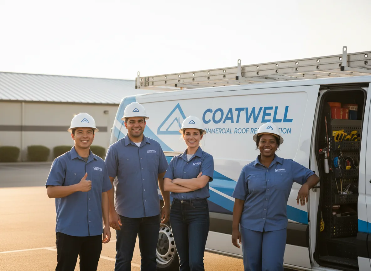 Commercial roof coating company in Drums, PA